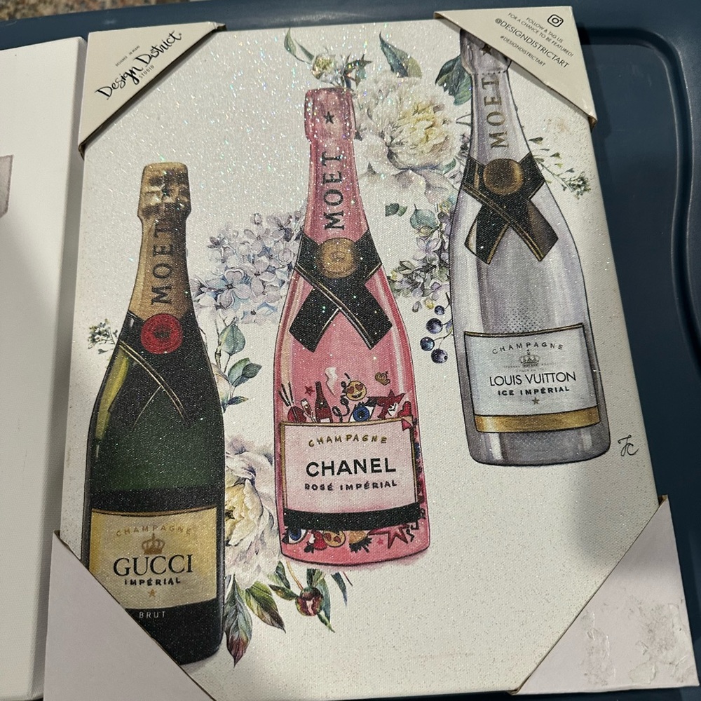 Bundle of 4 Fashion Illustration Canvas Set - Picture 5 of 5